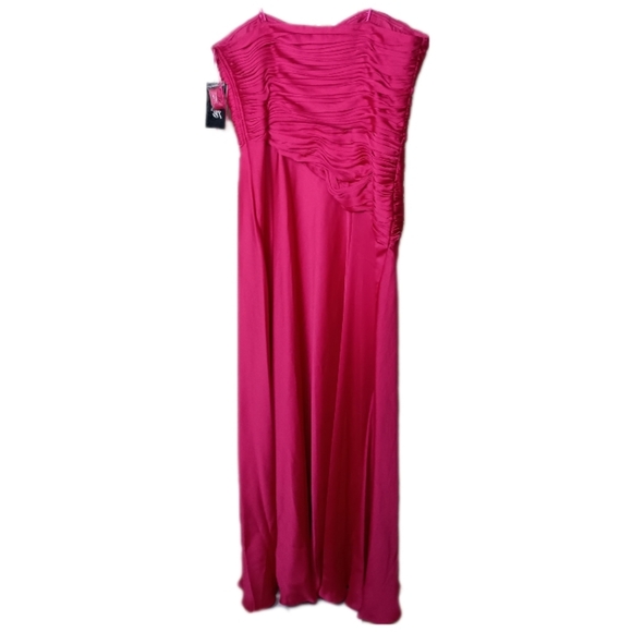 🩷 HOST PICK Oleg Cassini Strapless Evening or Bridesmaid Gown Size 12 - Picture 2 of 12